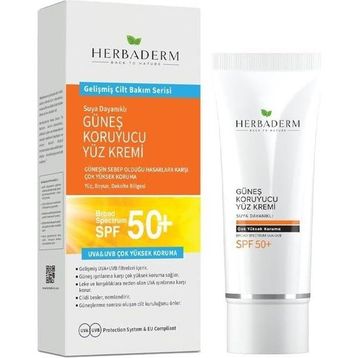 Herbaderm Suya Dayanıklı SPF50 75 ml Güneş Kremi