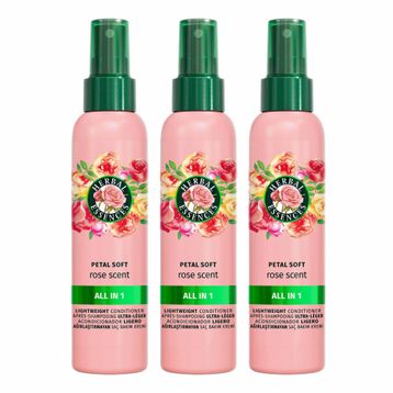 Herbal Essences 3x145 ml Kadifemsi Yumuşaklık Gül Kokulu Hepsi Bir Arada Ağırlaştırmayan Sıvı Saç Kremi
