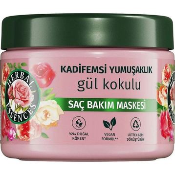 Herbal Essences Kadifemsi Yumuşaklık 2x300 ml Gül Kokulu Saç Bakım Maskesi