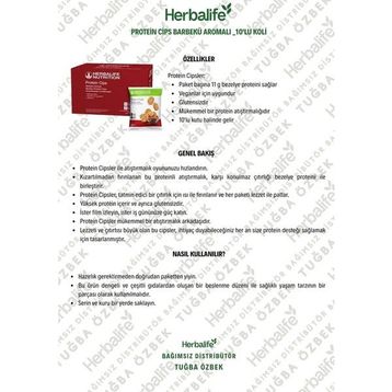 Herbalife 30 gr Barbekü Aromalı Protein Cips (10 adet)