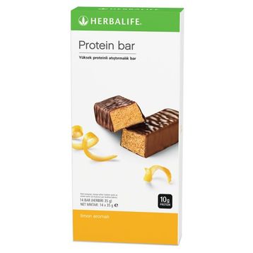 Herbalife 35 gr Limon Aromalı Protein Bar (14 adet)