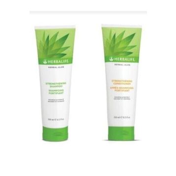 Herbalife Herbal Aloe Güçlendirici 250 ml Şampuan + Herbal Aloe 250 ml Saç Kremi