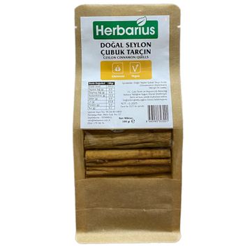 Herbarius 100 gr Doğal Seylon Çubuk Tarçın