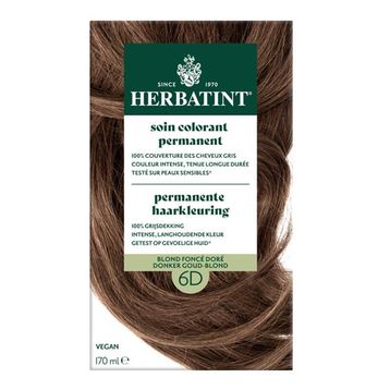 Herbatint 170 ml Koyu Altın Kumral Blond Fonce Dore 6D Bitkisel Özlü Kalıcı Saç Boyası