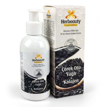 Herbeauty Çörek Otu 150 ml Yağı Kolajen