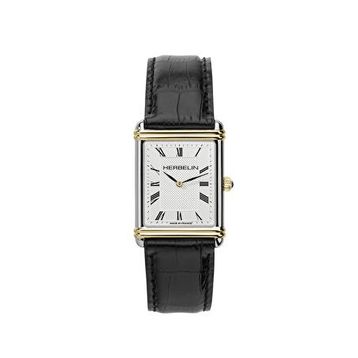 Herbelin 17468T08 Art Deco Gümüş Bicolor Erkek Kol Saati