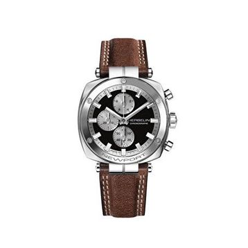 Herbelin 35664AP24BR Newport Heritage Chrono Çelik Gri Erkek Kol Saati
