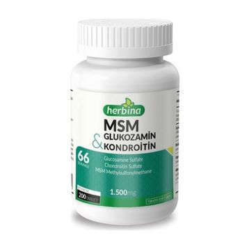 Herbina Glukozamin Kondroitin MSM 200 Tablet