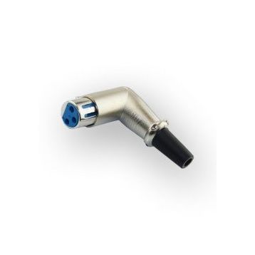 Herbirivar 3 Pin Canon Dişi L 90 Derece Konnektör