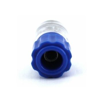 Herbirivar IC240B 40x15 mm Mavi Şeffaf Born Klemens Dişi
