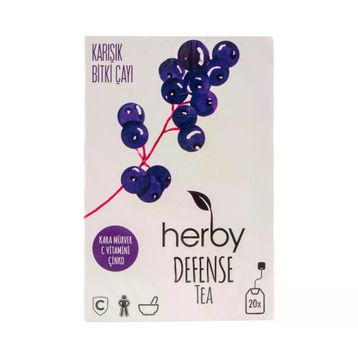 Herby 20'li Kara Mürver Bitki Çayı