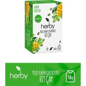 Herby 2'li Yeşil Kahve Çekirdekli Fit Çay