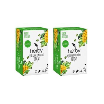 Herby 2'li Yeşil Kahve Çekirdekli Fit Çay