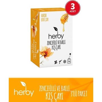 Herby 3'lü Zencefil Ballı Kış Çayı