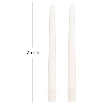 Herdekora 2'li Paket Beyaz 25 cm Şamdan Mumu