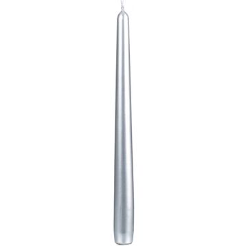 Herdekora Lame Gümüş 25 cm Şamdan Mumu