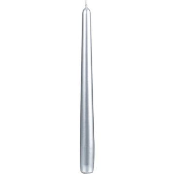 Herdekora Lame Gümüş 25 cm Şamdan Mumu