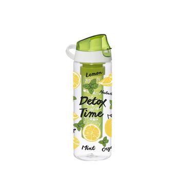 Herevin Como Kapak Tropic Limon Baskılı İnfuserli Detox Matara