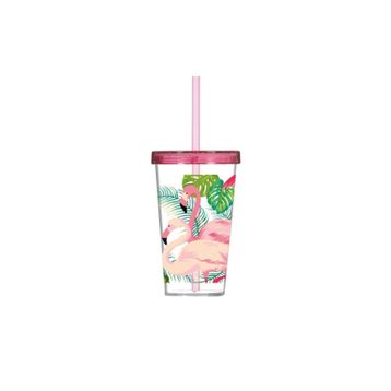 Herevin Flamingo 660 cc Mor Pipetli Bardak