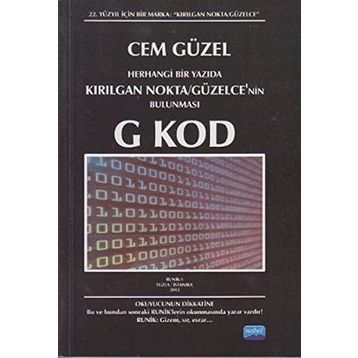 HERHANGI BIR YAZIDA KIRILGAN NOKTA GÜZELCE'NİN BULUNMASI G KOD - CEM GÜZEL