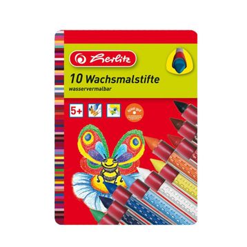 Herlitz Crayon 008 Metal 10'lu Pastel Boya
