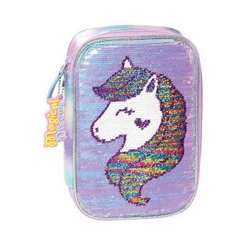 Herlitz FTMP-CP02 Pullu Unicorn Desenli Kalem Kutusu