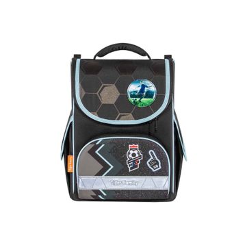 Herlitz TGNT-005A Top Desenli Siyah Okul Çantası