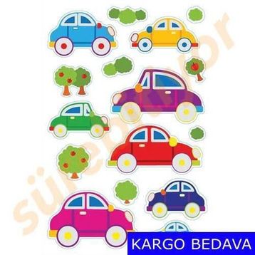 Herma 3244 Arabalar Çocuk Etiketleri