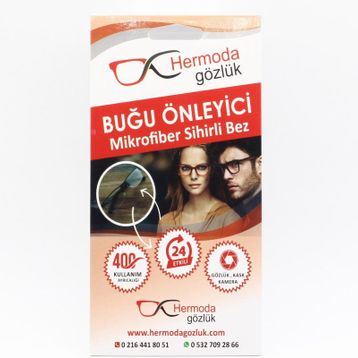 Hermoda Gözlük Anti Fog Buğu Önleyici Gözlük Silme Bezi