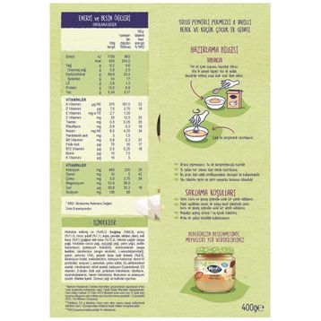 Hero Baby 2x400 gr Sütlü Peynirli Pekmezli 8 Tahıllı Kaşık Maması