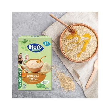 Hero Baby 3x400 gr Sütlü Ballı İrmikli Kaşık Maması