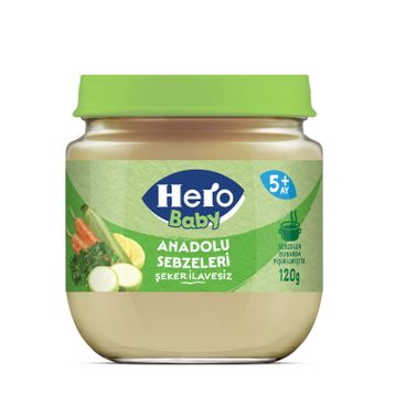 Hero Baby Anadolu Sebzeleri 120 gr Kavanoz Mama