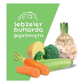 Hero Baby İlikli Kemik Sulu Karışık Sebzeli 6x120 gr Kavanoz Mama