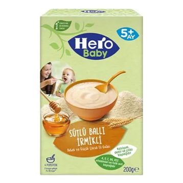 Hero Baby Sütlü Ballı İrmikli 200 gr Ek Besin