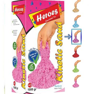 Heroes 1000 GR Açık Pembe Kinetik Kum