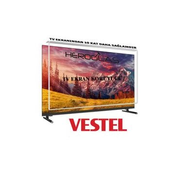 Heroglas Vestel 43UD8360 43 inç TV Ekran Koruyucu