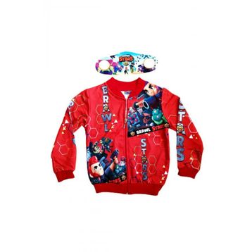 Herotasarım Çocuk Fermuarlı Sweatshirt