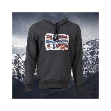 Herotasarım Siyah Baskılı Sweatshirt