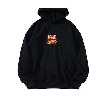 Herotasarım Siyah Baskılı Sweatshirt