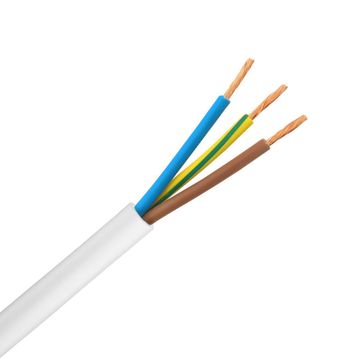 Hes 3x2.5 mm Beyaz H05VV-F Ttr Kablo