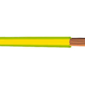 Hes H07V-K 10 mm Sarı Yeşil Nyaf Çok Telli Halojen Free Kablo