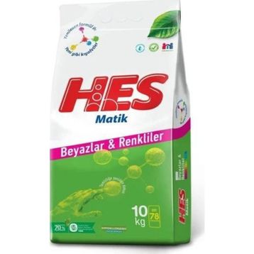 Hes Matik Beyazlar ve Renkliler 10 kg Çamaşır Deterjanı