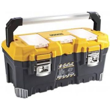 Hesaplı Hırdavat ASR4016 20 inç Super Bag Alüminyum Saplı Sarı Siyah Metal Alet Takım Çantası