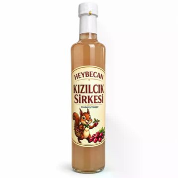 Heybecan 500 ml Kızılcık Sirkesi