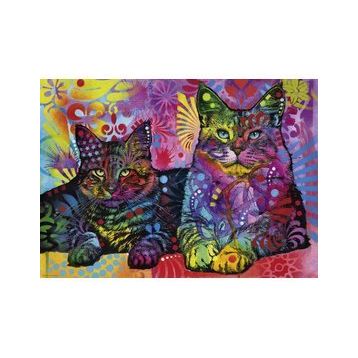 Heye 1000 Parça Renkli Kediler Dean Russo Puzzle