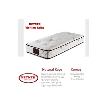 Heyner Bamboo Ortopedik Yaylı 80x130 cm Bebek Yatağı
