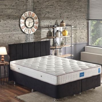 Heyner Sea Shell 140X190 CM Coffee Bamboo Çift Kişilik Yaylı Yatak