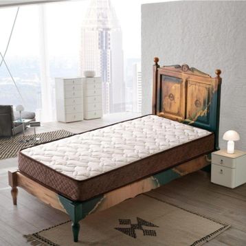 Heyner Sea Shell Coffee Bamboo Tek Kişilik Yaylı 160x200 cm Yatak