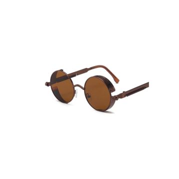 HGM Yuvarlak Metal Çerçeve Unisex Güneş Gözlüğü