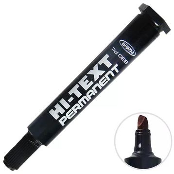 Hi-Text 830 C Permanent Kesik Uç Siyah Marker Koli Kalemi